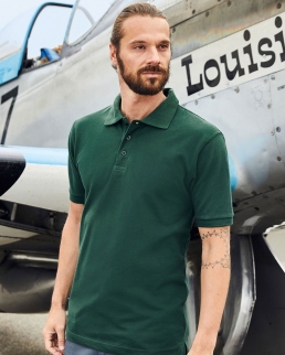 Polo uomo in materiale resistente