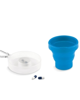 Bicchiere in silicone richiudibile Cup Pill