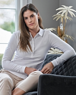 Polo donna manica lunga Luxury