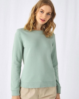 Felpa donna girocollo Organic French Terry