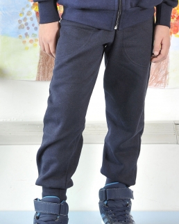 Pantalone bambino felpa french terry