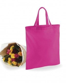 Borsa in cotone manici corti