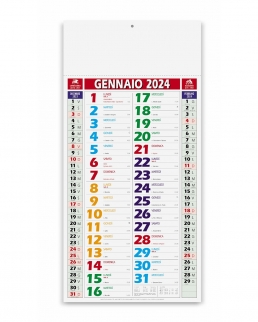 Calendario olandese Color Shaded