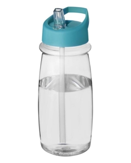 Borraccia sportiva H2O Pulse da 600 ml con coperchio con beccuccio