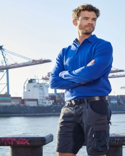 Pantaloncini da lavoro slim fit elastici e funzionali