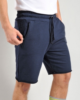 Bermuda in felpa Stretch con zip