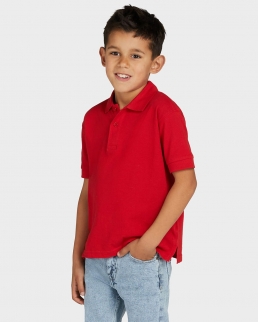 Polo bambino piqué