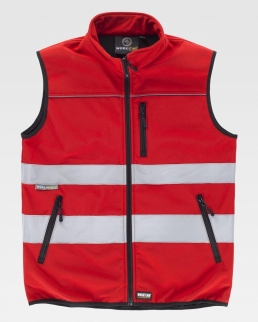 Gilet Workshell con tessuto Ripstop