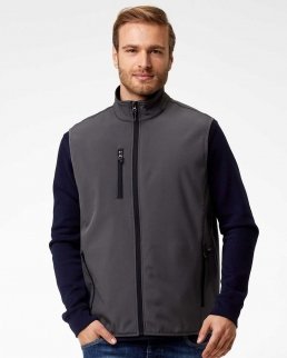 Gilet in softshell a due strati