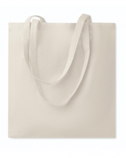 Shopper in cotone naturale manici lunghi da 180 gr