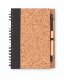 Notebook in sughero con penna