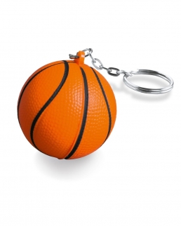 Portachiavi antistress a forma di palla da basket 