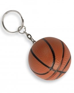 Portachiavi antistress pallone da basket